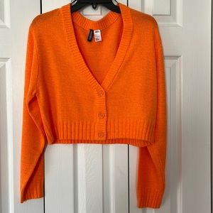 COPY - Cropped button down cardigan